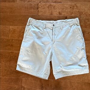 Ralph Lauren Men's Cream Flat Front Shorts